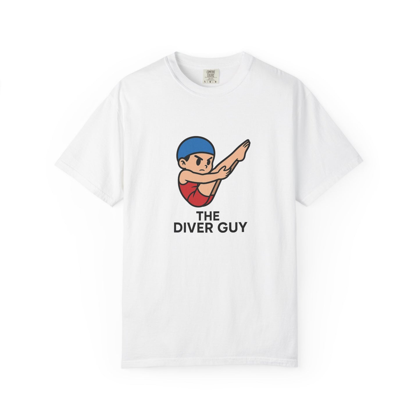 Diver Guy Determined Pike Casual T-Shirt for Divers