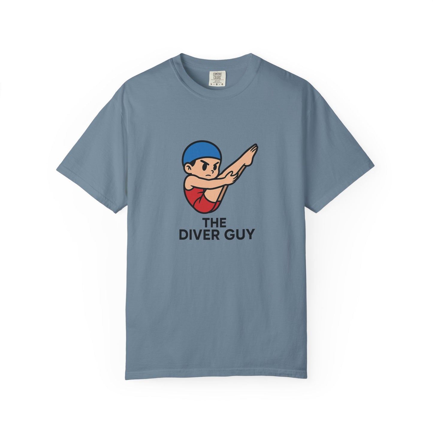 Diver Guy Determined Pike Casual T-Shirt for Divers