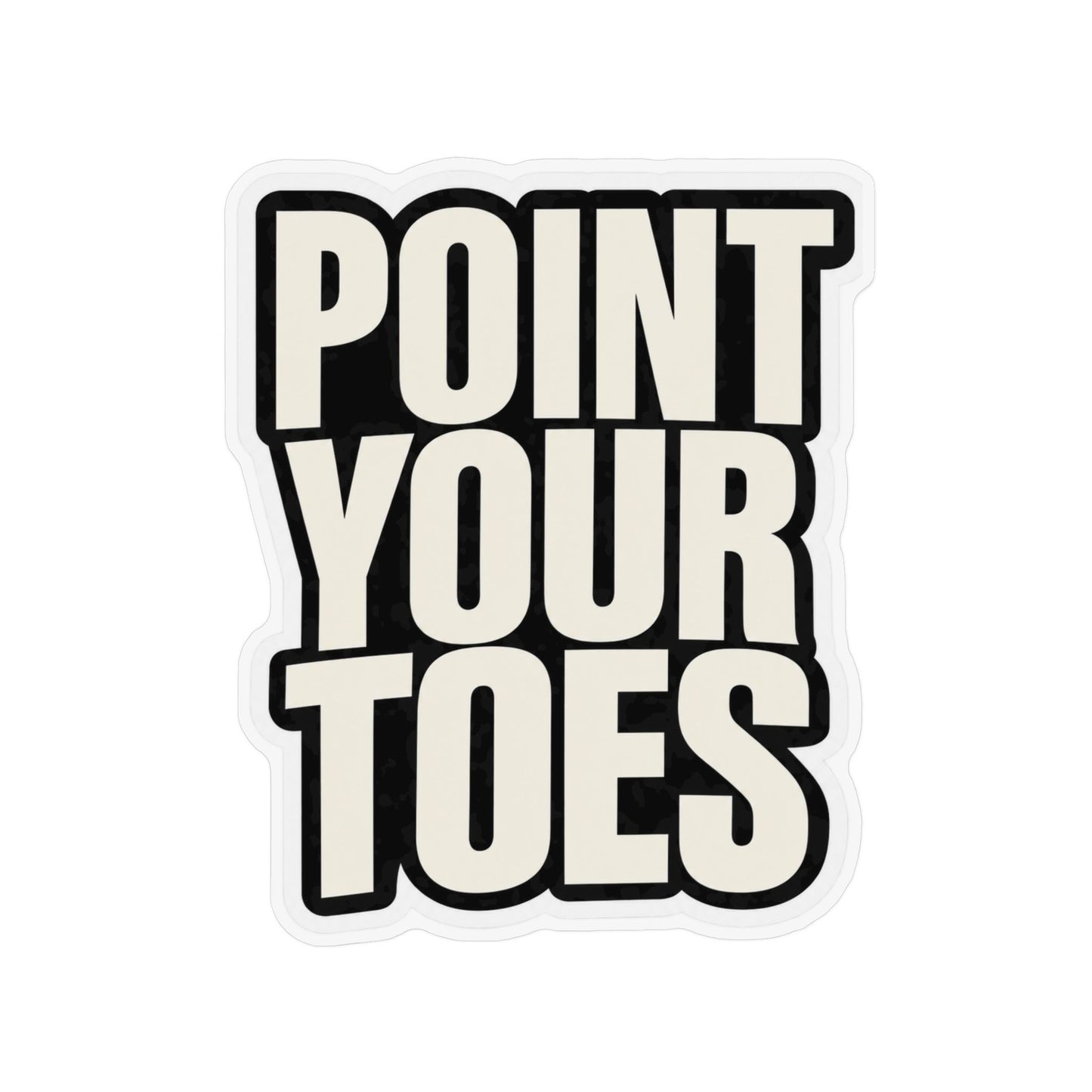 Point Your Toes Magnet — Dance-Inspired Custom Shape Refrigerator Magnet