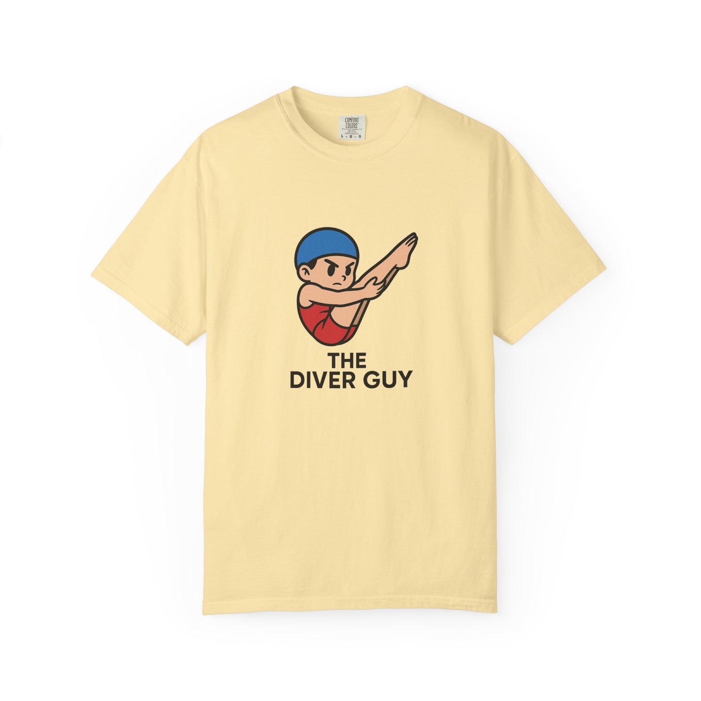 Diver Guy Determined Pike Casual T-Shirt for Divers