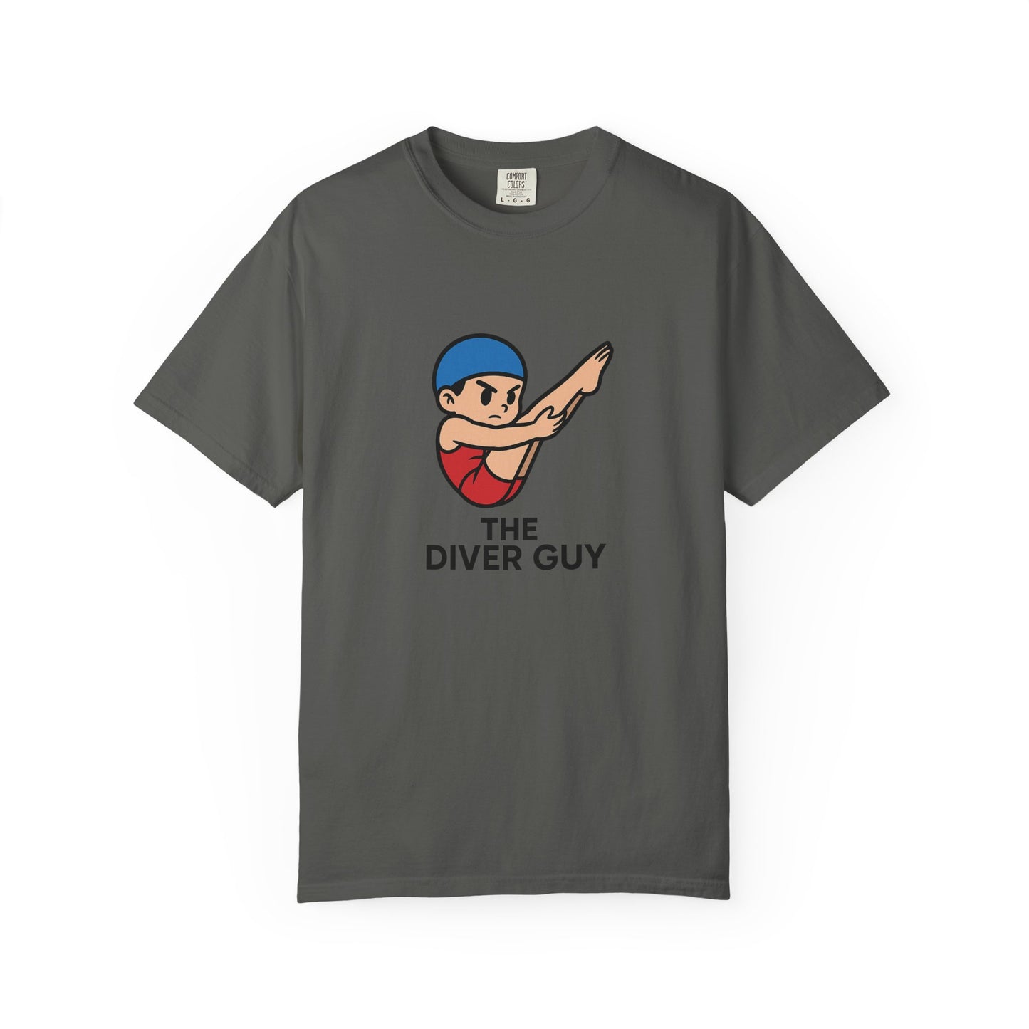 Diver Guy Determined Pike Casual T-Shirt for Divers
