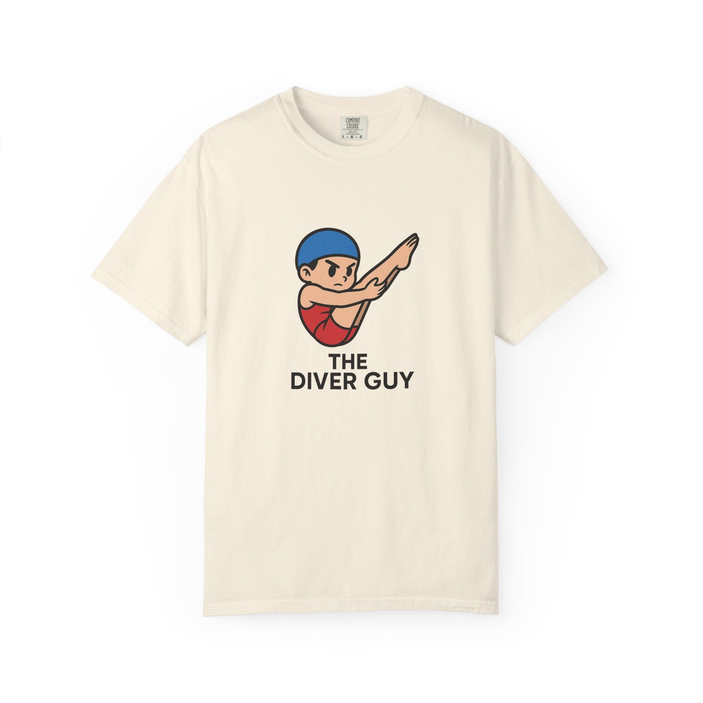 Diver Guy Determined Pike Casual T-Shirt for Divers