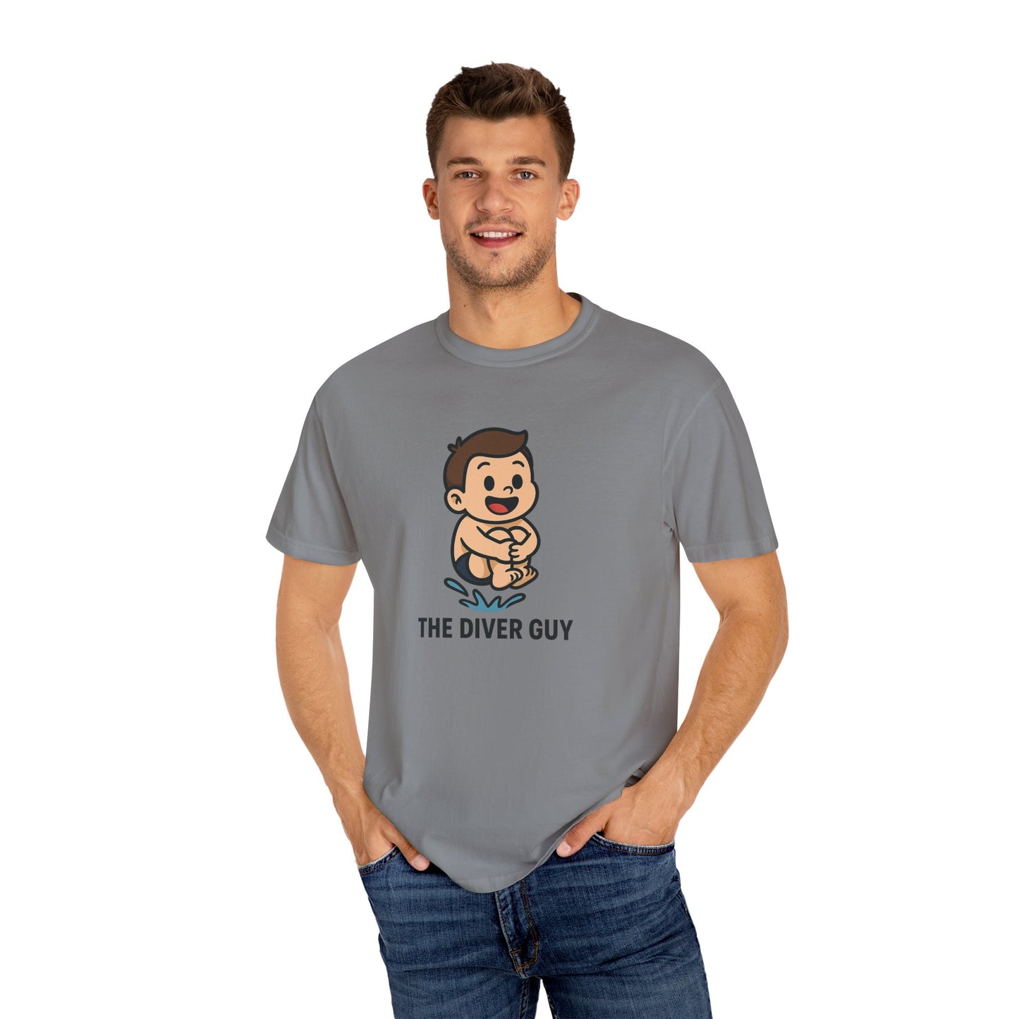 Diver T-Shirt, Cannonball, Summer Fun Tee, Casual Wear