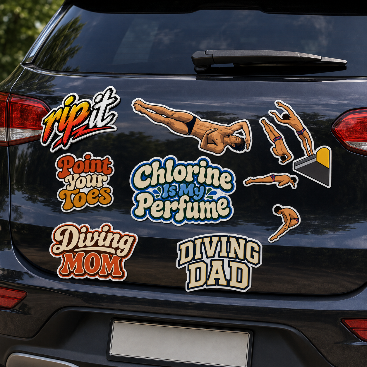 Diver Guy Magnets