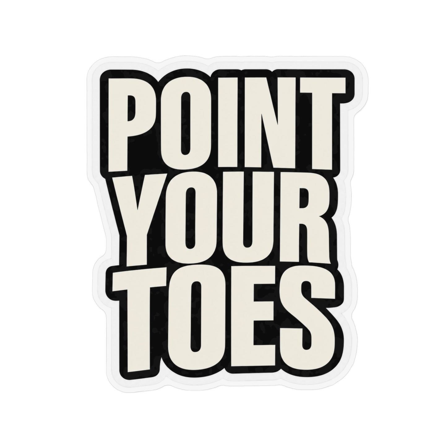 Point Your Toes Magnet — Dance-Inspired Custom Shape Refrigerator Magnet