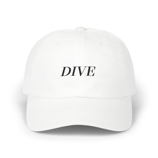 "DIVE" Embroidered Minimalist Hat