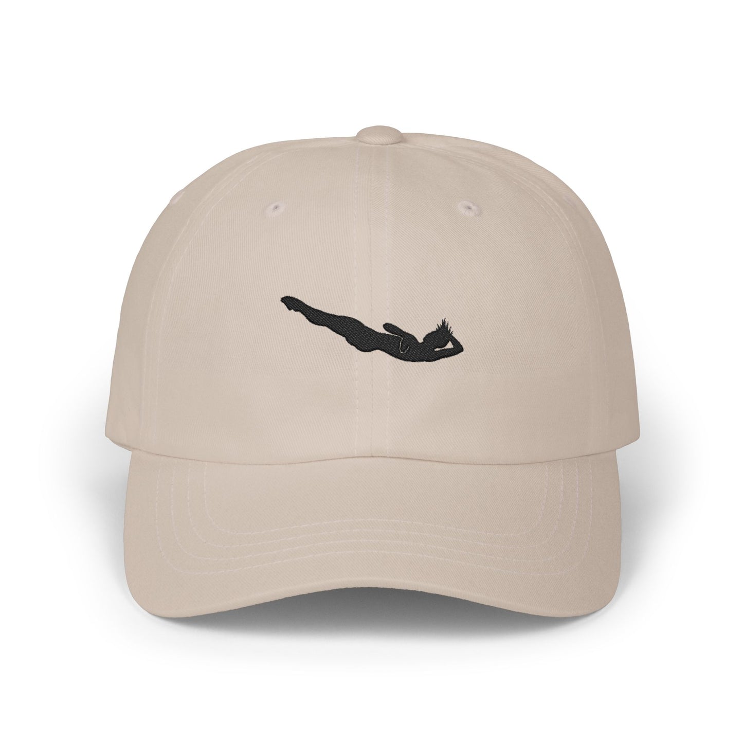 Minimalist Diver Mid-Twist Silhouette – Classic Embroidered