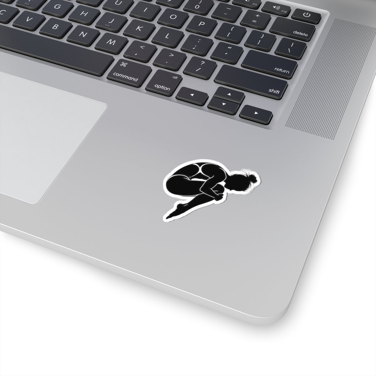 Silhouette Diver Tuck Kiss-Cut Sticker
