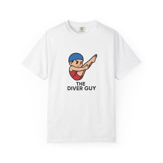Diver Guy Determined Pike Casual T-Shirt for Divers