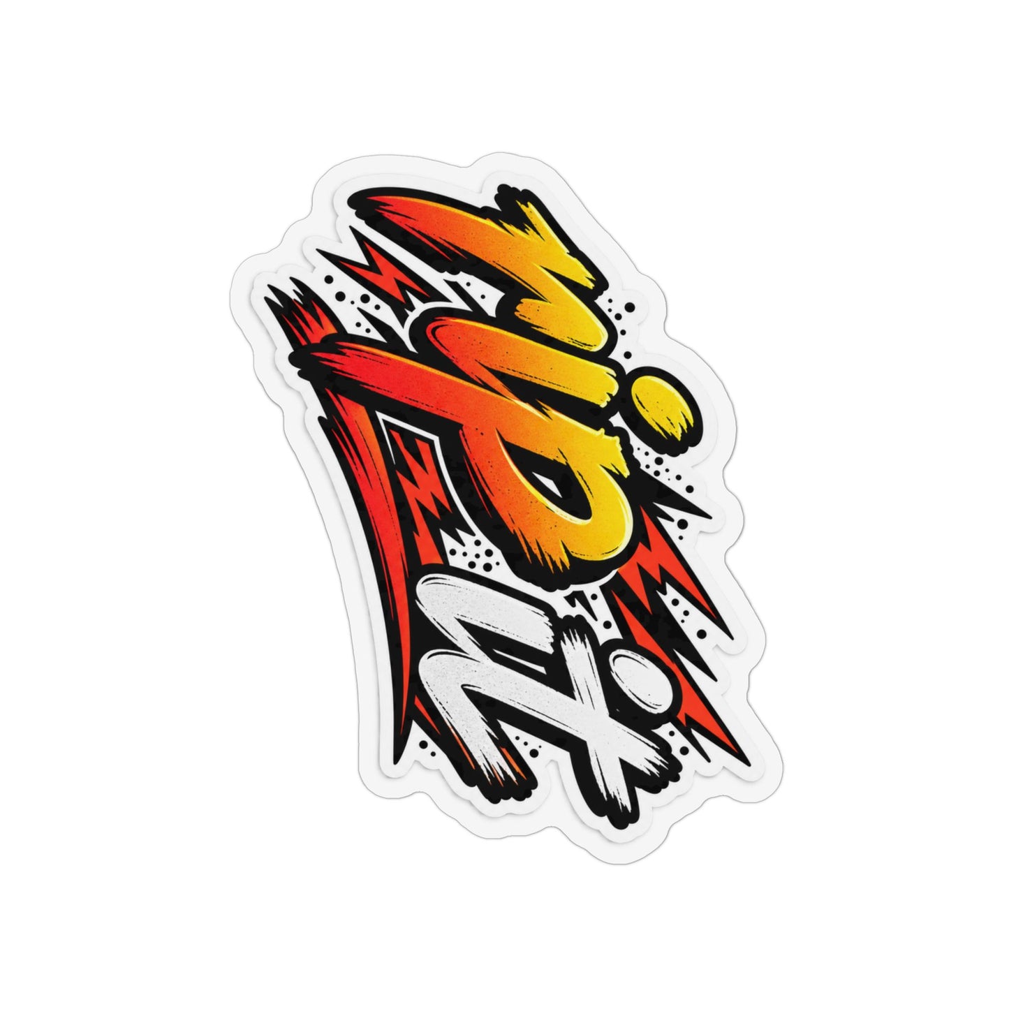 Red "Rip It" lightning  Magnet