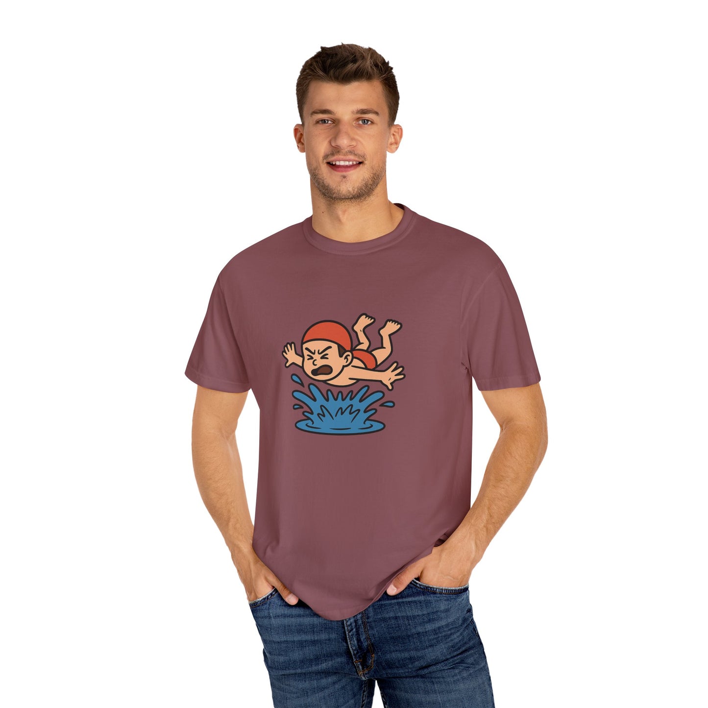 Smack Time Playful Dive Unisex T-Shirt, Gift for Kids, Casual Tee