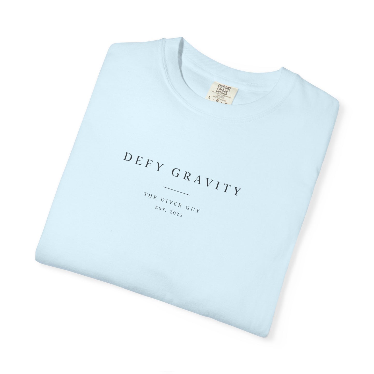 Minimal 'Defy Gravity' Graphic T-Shirt