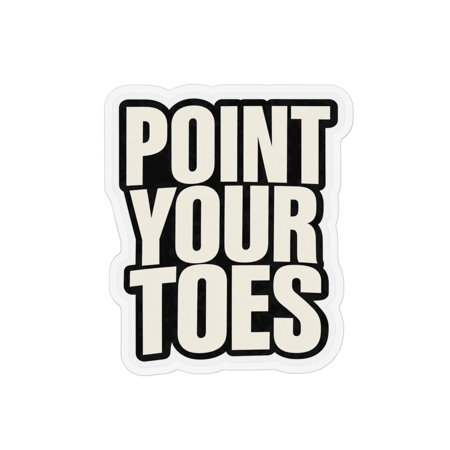Point Your Toes Magnet — Dance-Inspired Custom Shape Refrigerator Magnet