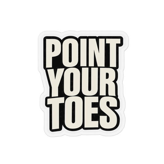 Point Your Toes Magnet — Dance-Inspired Custom Shape Refrigerator Magnet