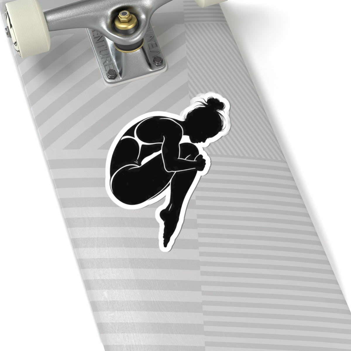 Silhouette Diver Tuck Kiss-Cut Sticker