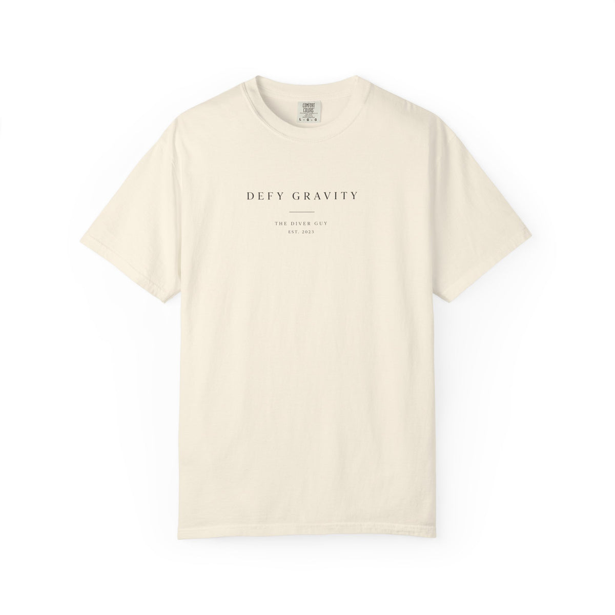 Minimal 'Defy Gravity' Graphic T-Shirt