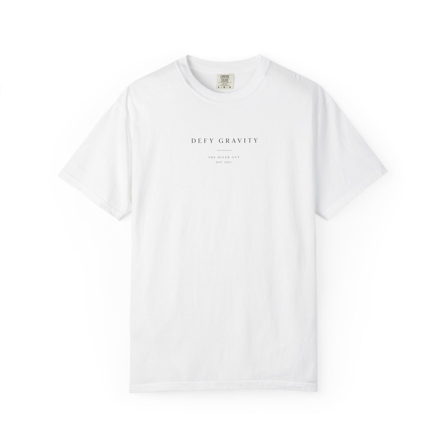 Minimal 'Defy Gravity' Graphic T-Shirt