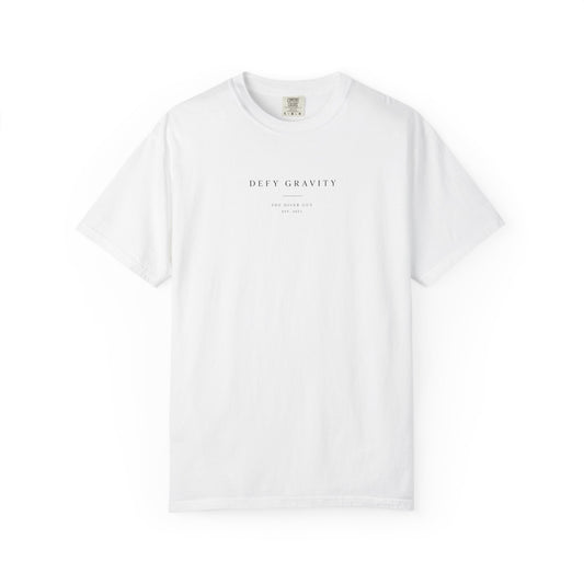 Minimal 'Defy Gravity' Graphic T-Shirt