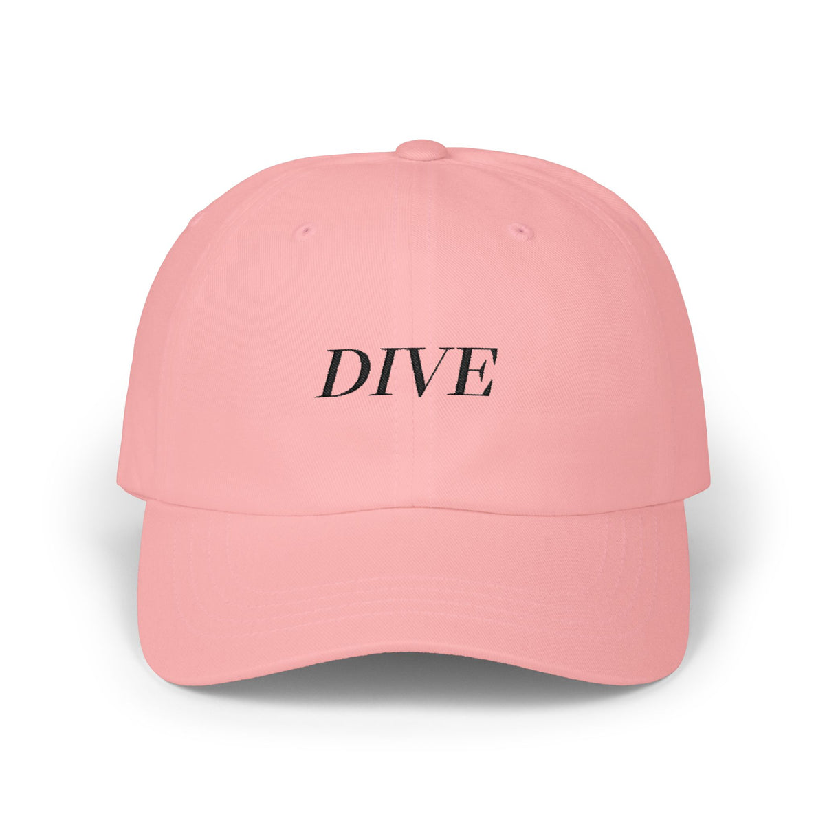 "DIVE" Embroidered Minimalist Hat