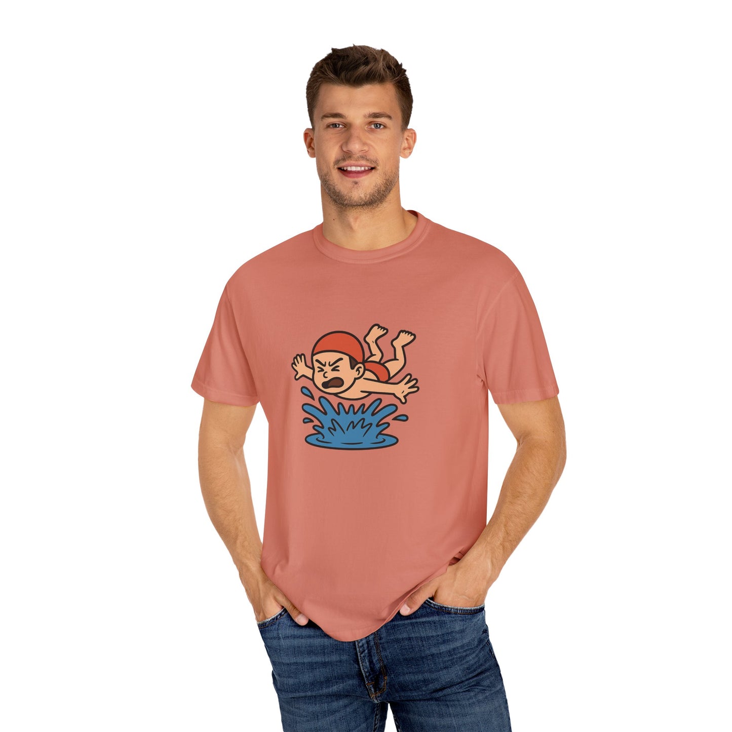 Smack Time Playful Dive Unisex T-Shirt, Gift for Kids, Casual Tee