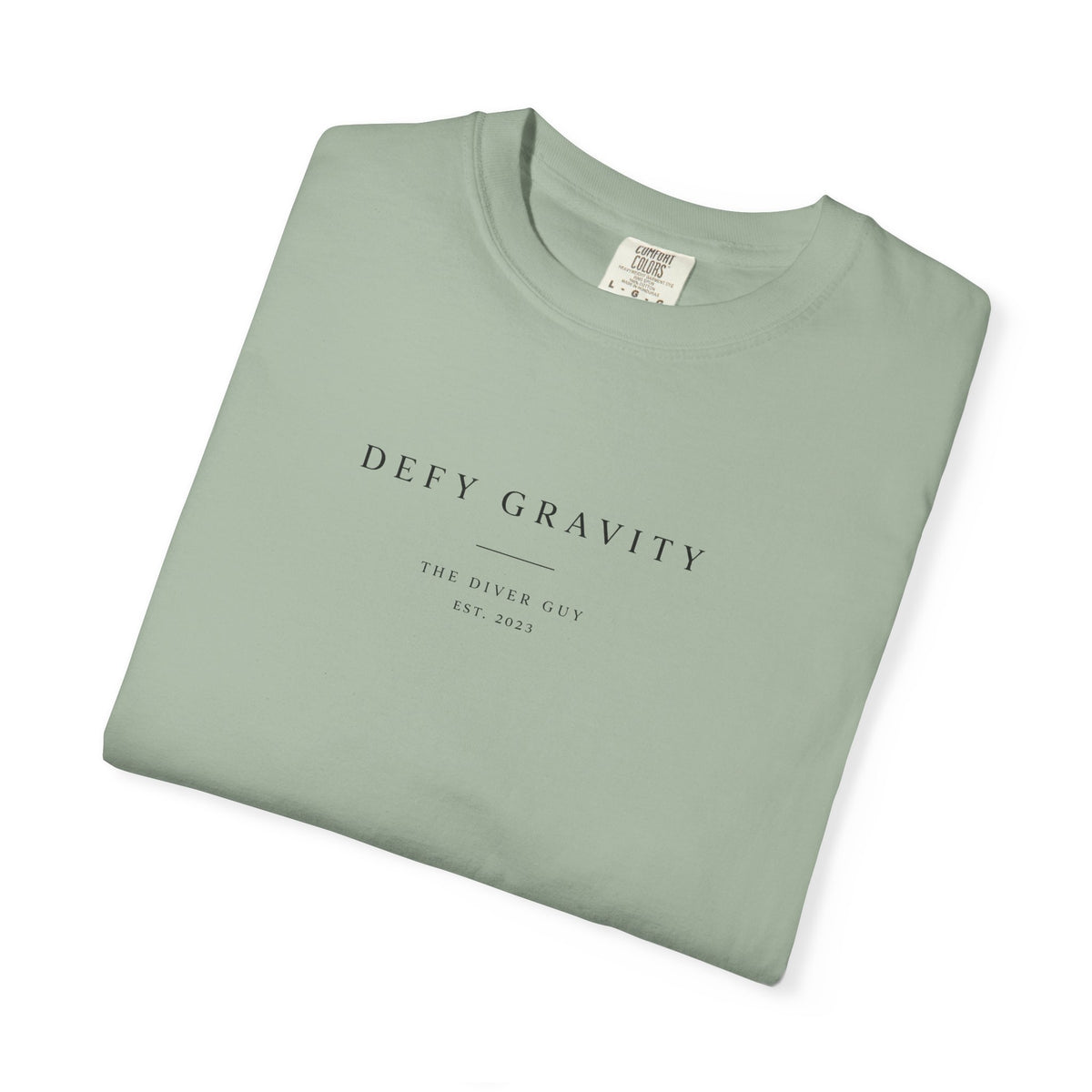 Minimal 'Defy Gravity' Graphic T-Shirt