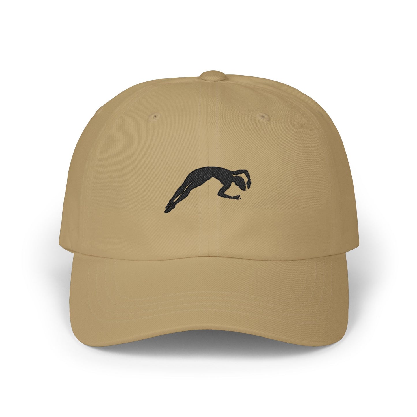Minimalist Diving Silhouette - Starting Twist - Embroidered Hat