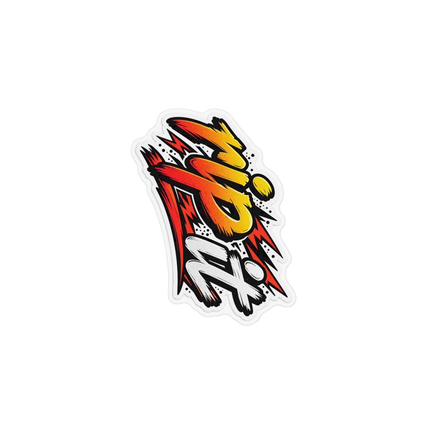 Red "Rip It" lightning  Magnet