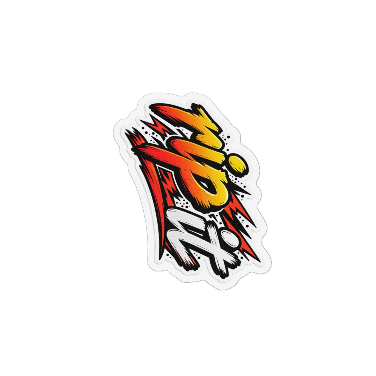 Red "Rip It" lightning  Magnet