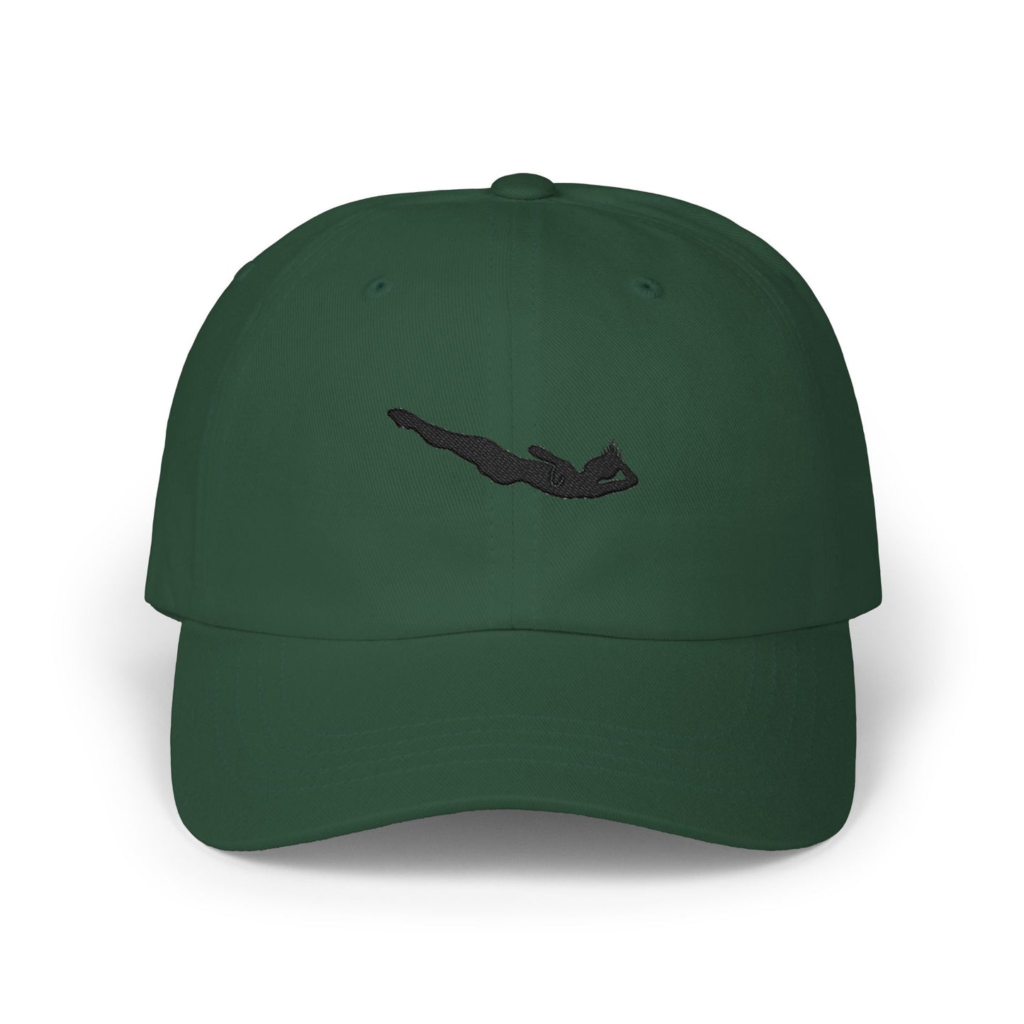 Minimalist Diver Mid-Twist Silhouette – Classic Embroidered