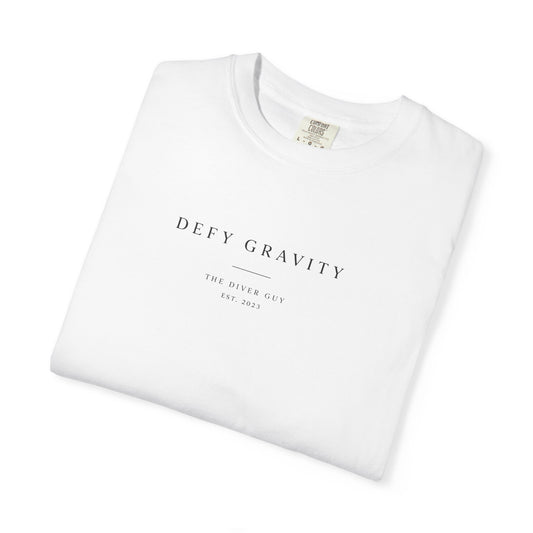 Minimal 'Defy Gravity' Graphic T-Shirt