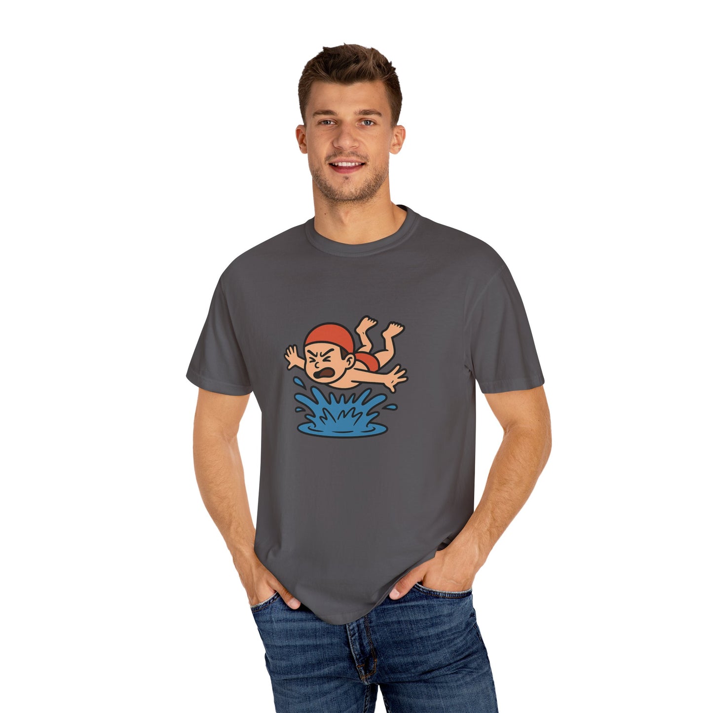 Smack Time Playful Dive Unisex T-Shirt, Gift for Kids, Casual Tee