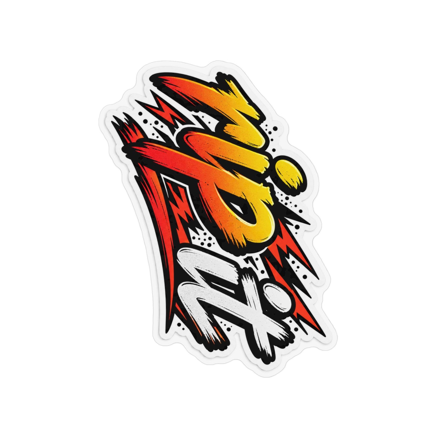 Red "Rip It" lightning  Magnet