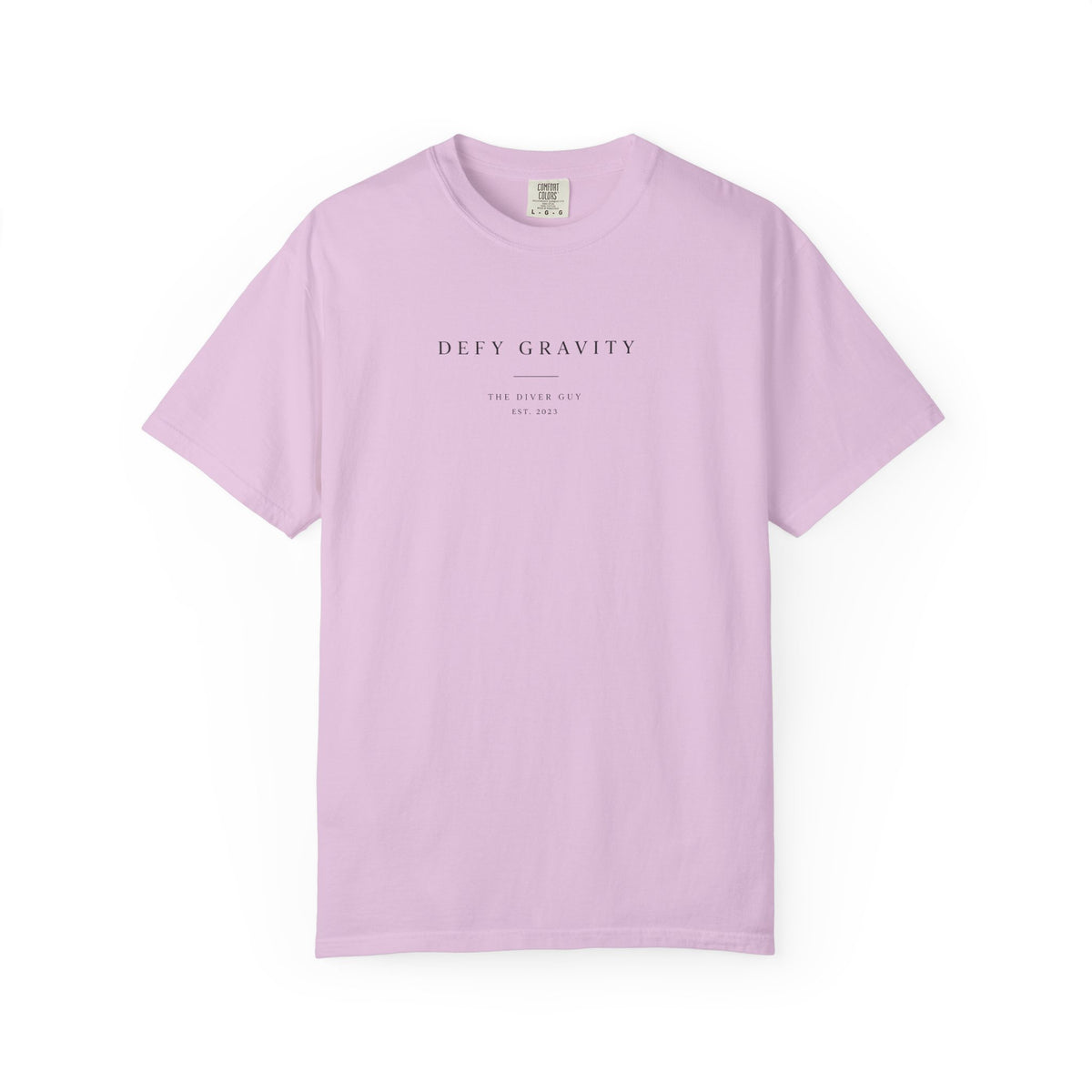 Minimal 'Defy Gravity' Graphic T-Shirt