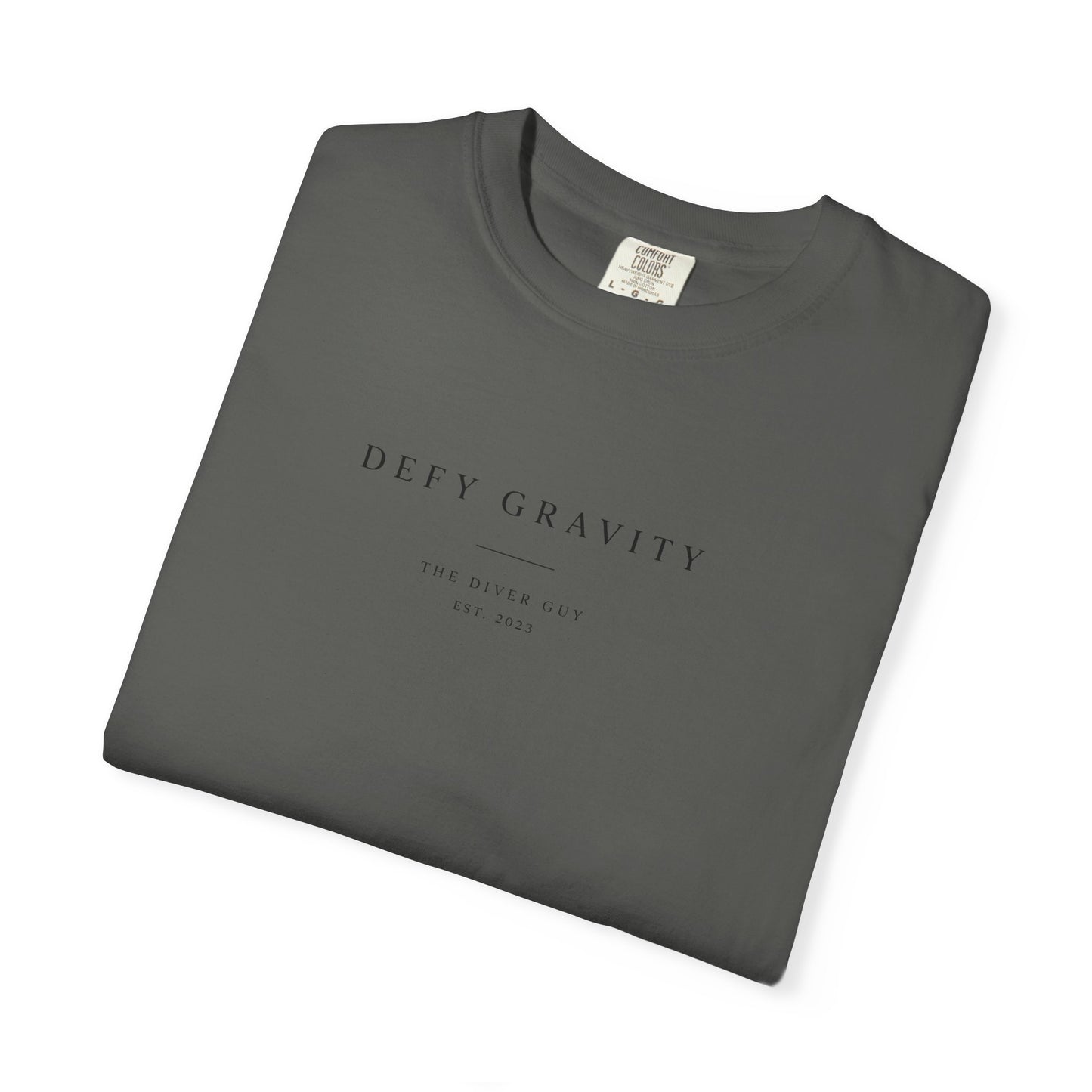 Minimal 'Defy Gravity' Graphic T-Shirt