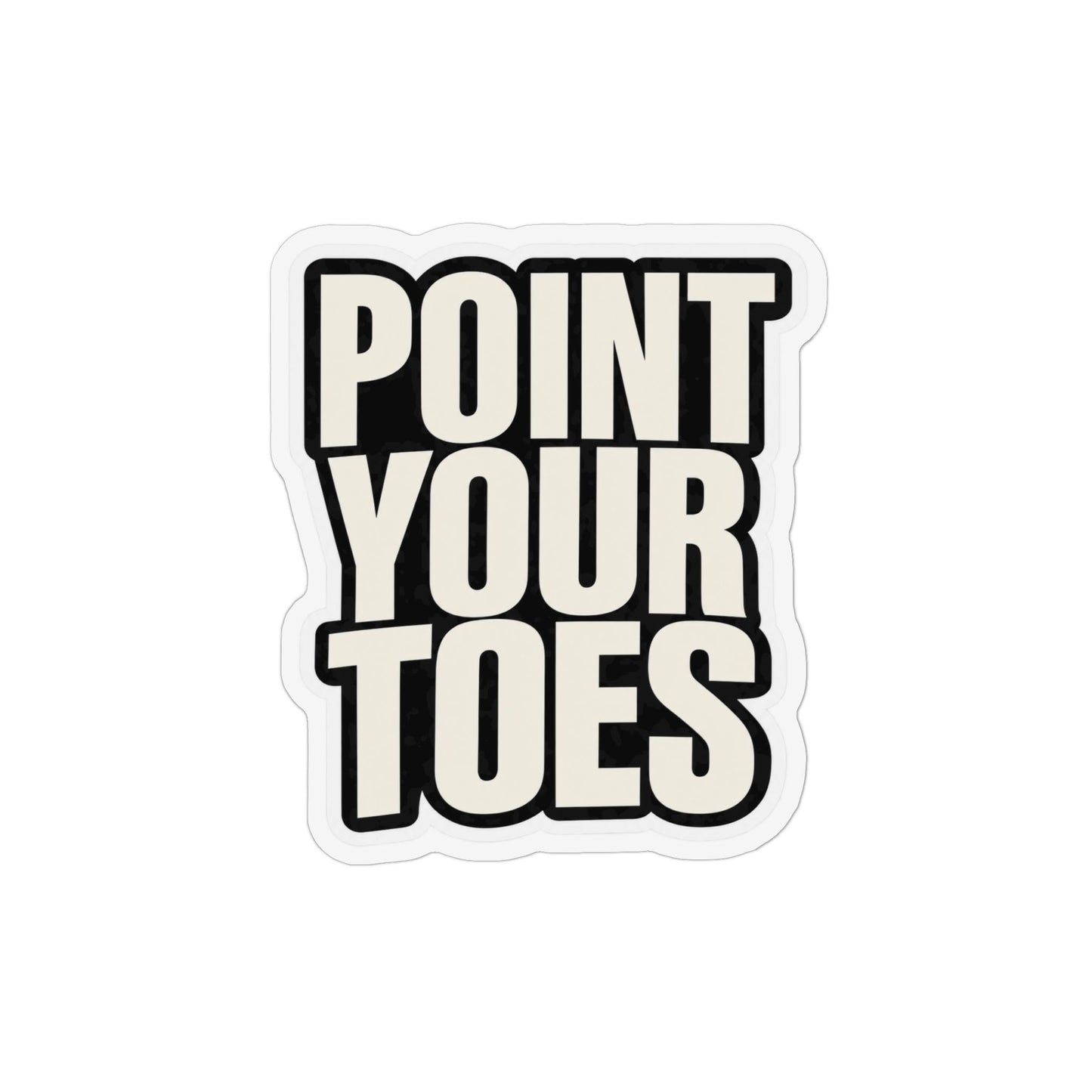 Point Your Toes Magnet — Dance-Inspired Custom Shape Refrigerator Magnet