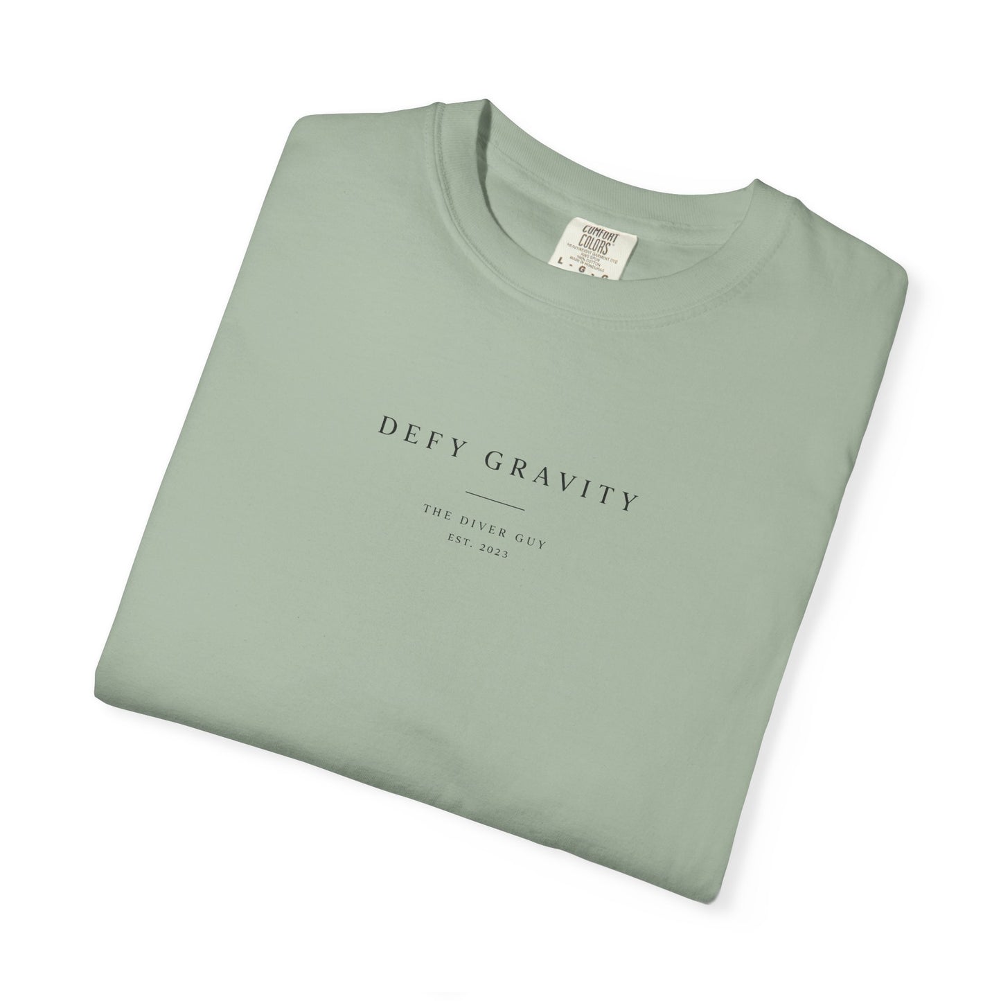 Minimal 'Defy Gravity' Graphic T-Shirt