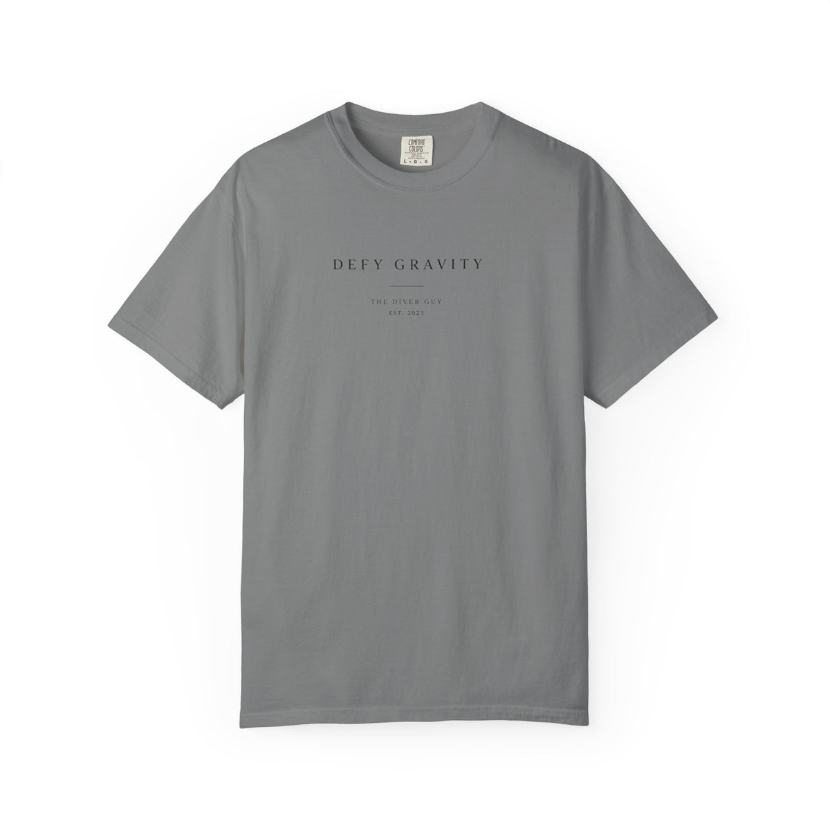 Minimal 'Defy Gravity' Graphic T-Shirt
