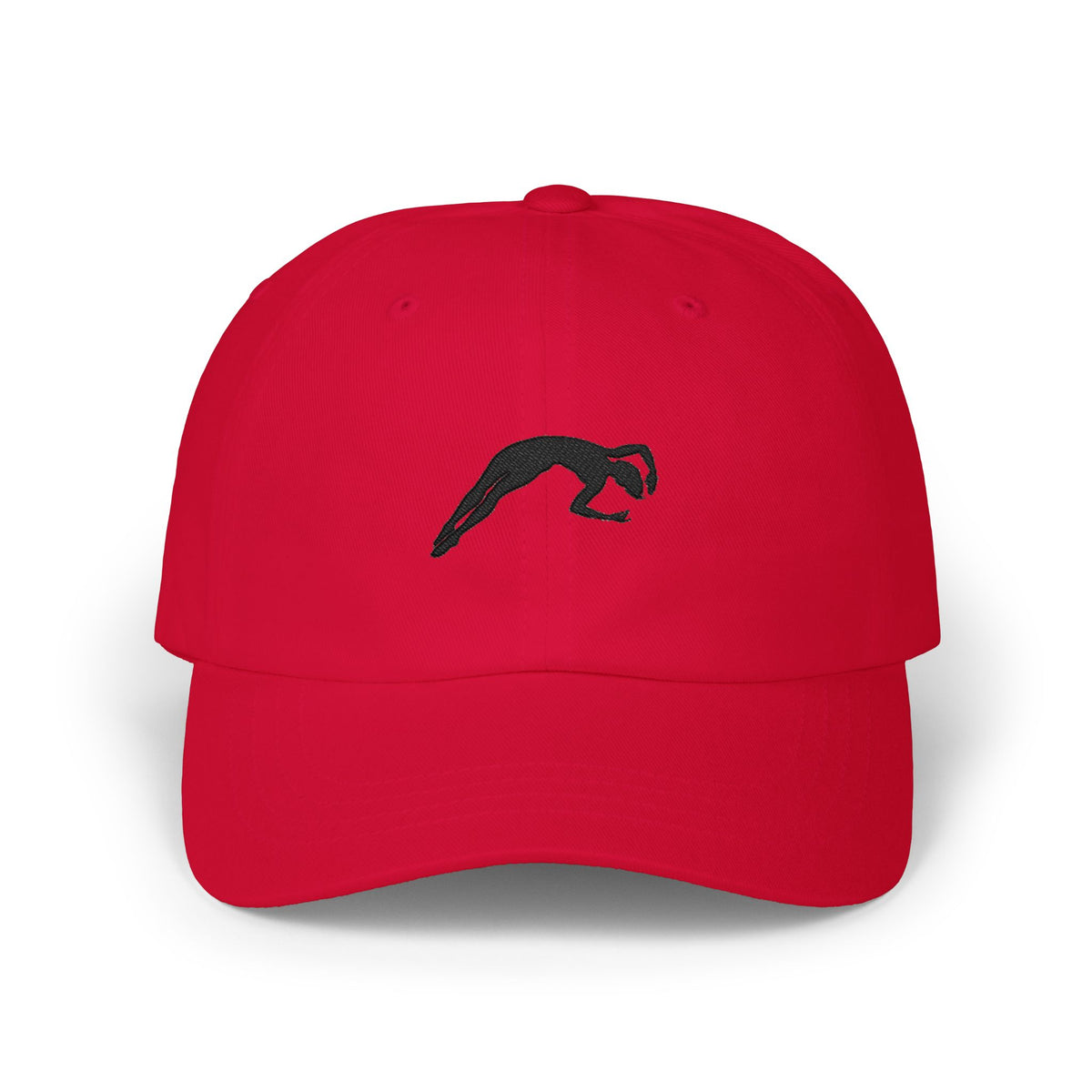 Minimalist Diving Silhouette - Starting Twist - Embroidered Hat