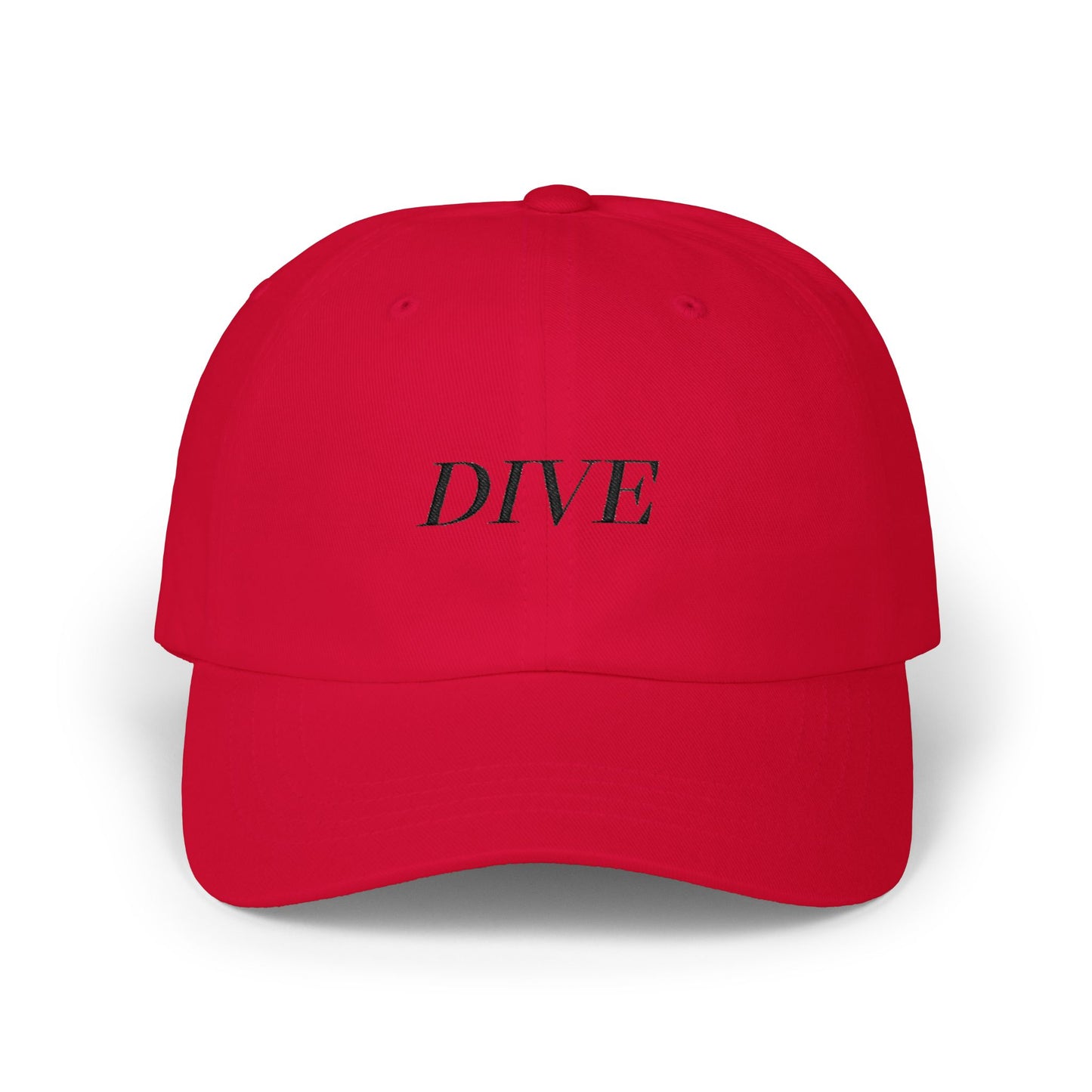 "DIVE" Embroidered Minimalist Hat