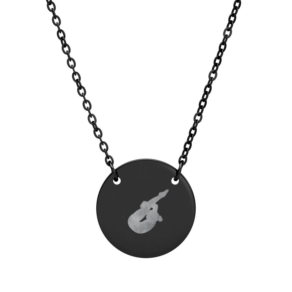 Engraved Diver Pike Necklace