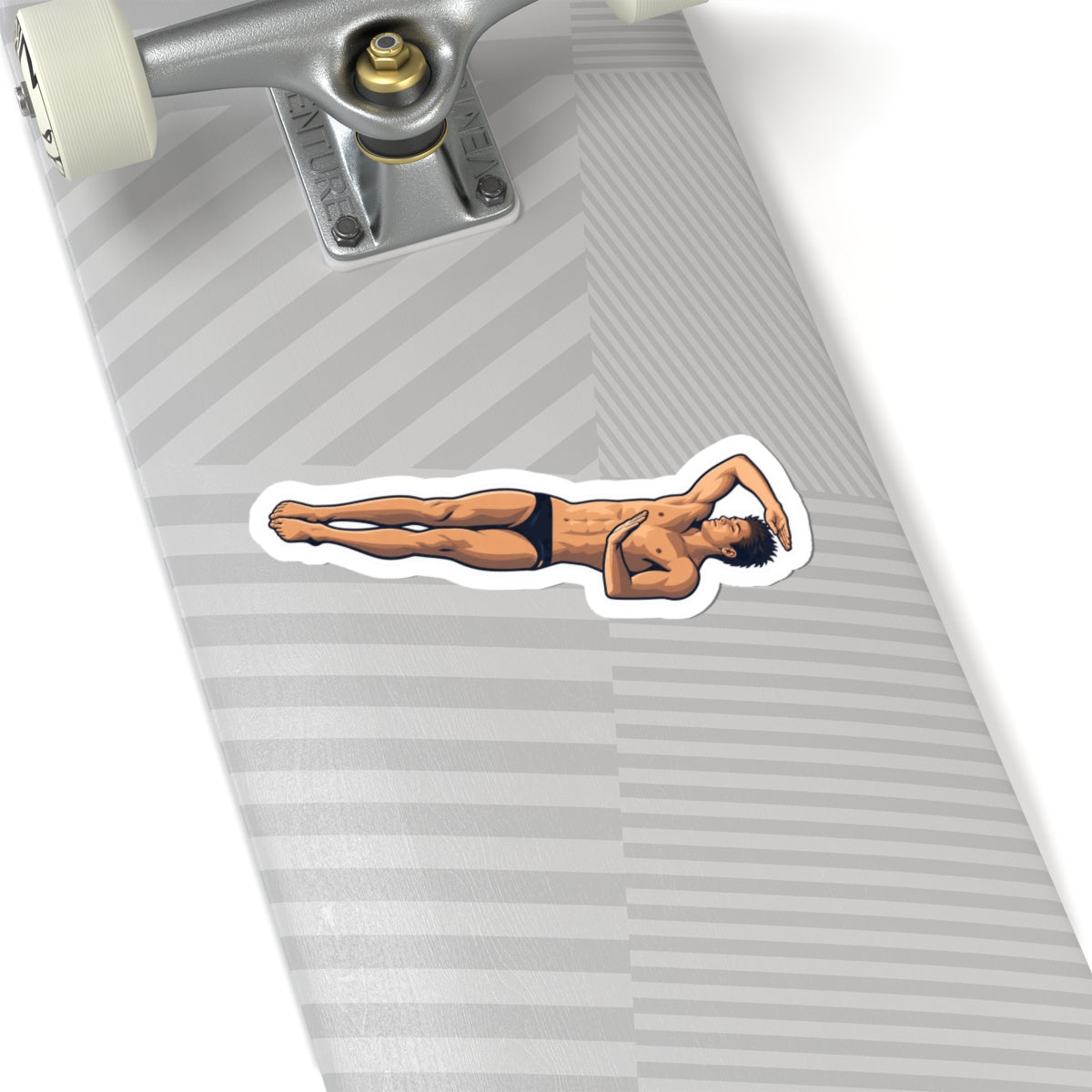 Diver Twisting Sticker