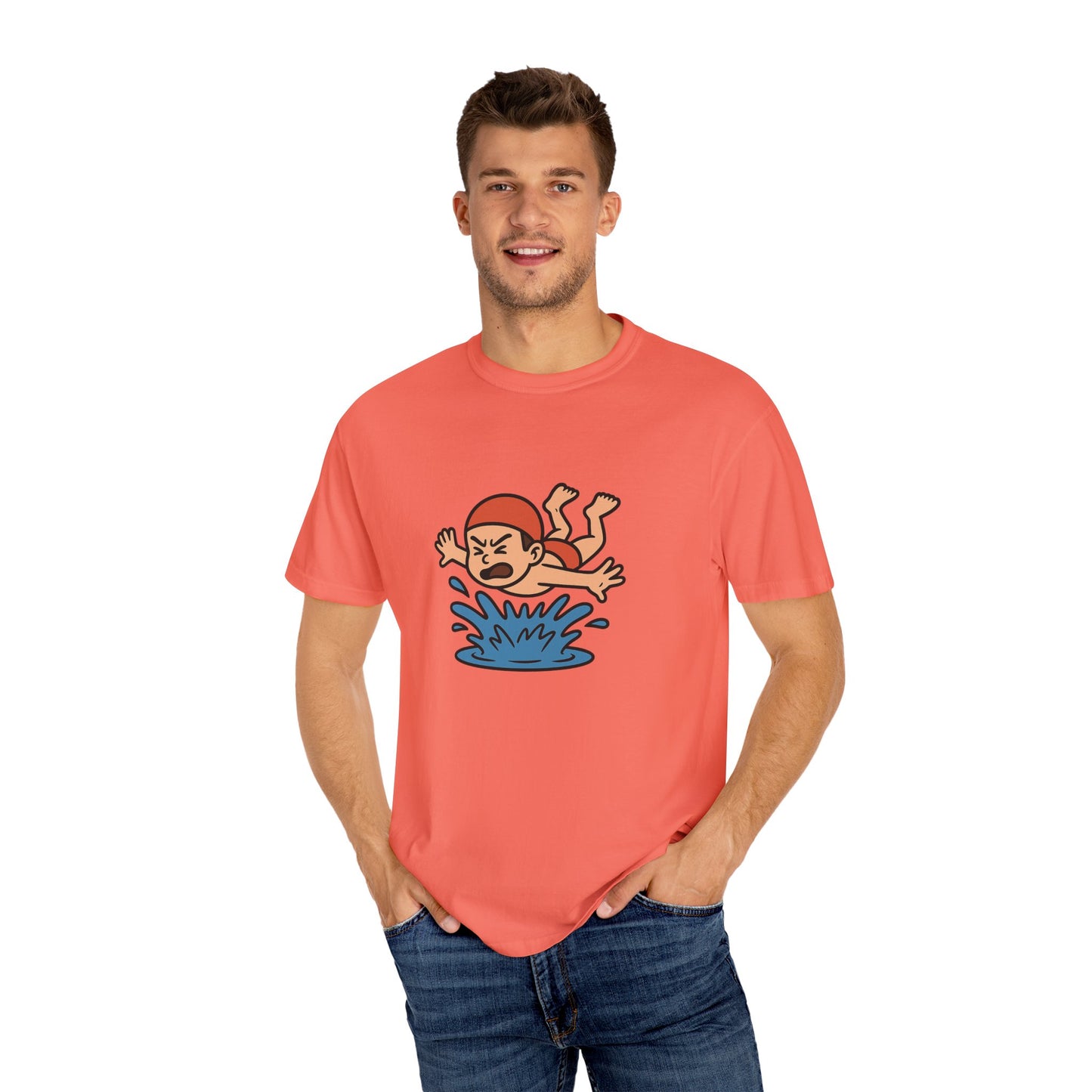 Smack Time Playful Dive Unisex T-Shirt, Gift for Kids, Casual Tee