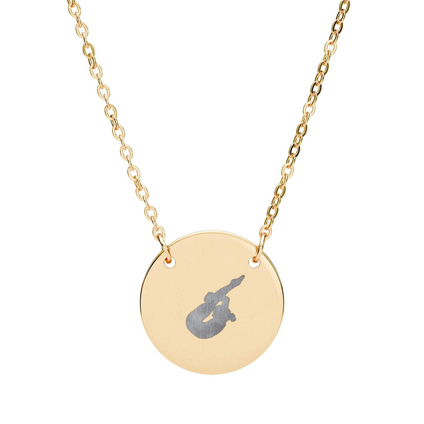 Engraved Diver Pike Necklace