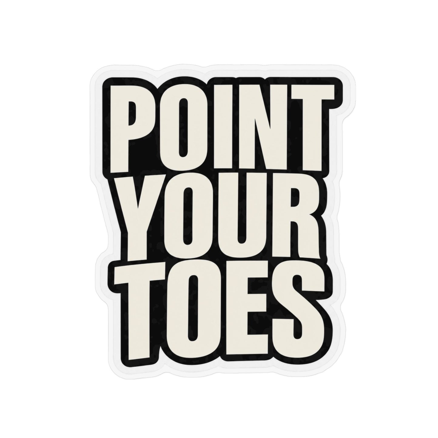 Point Your Toes Magnet — Dance-Inspired Custom Shape Refrigerator Magnet