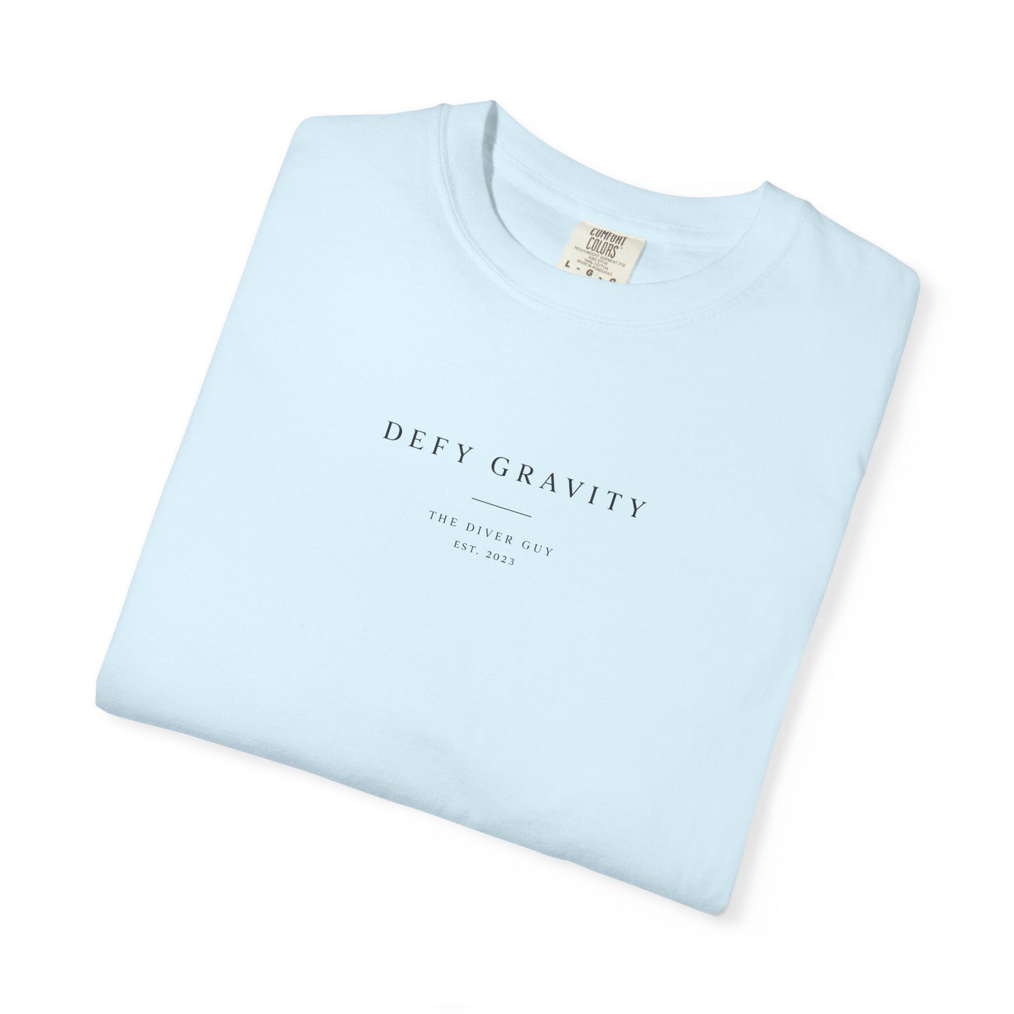 Minimal 'Defy Gravity' Graphic T-Shirt