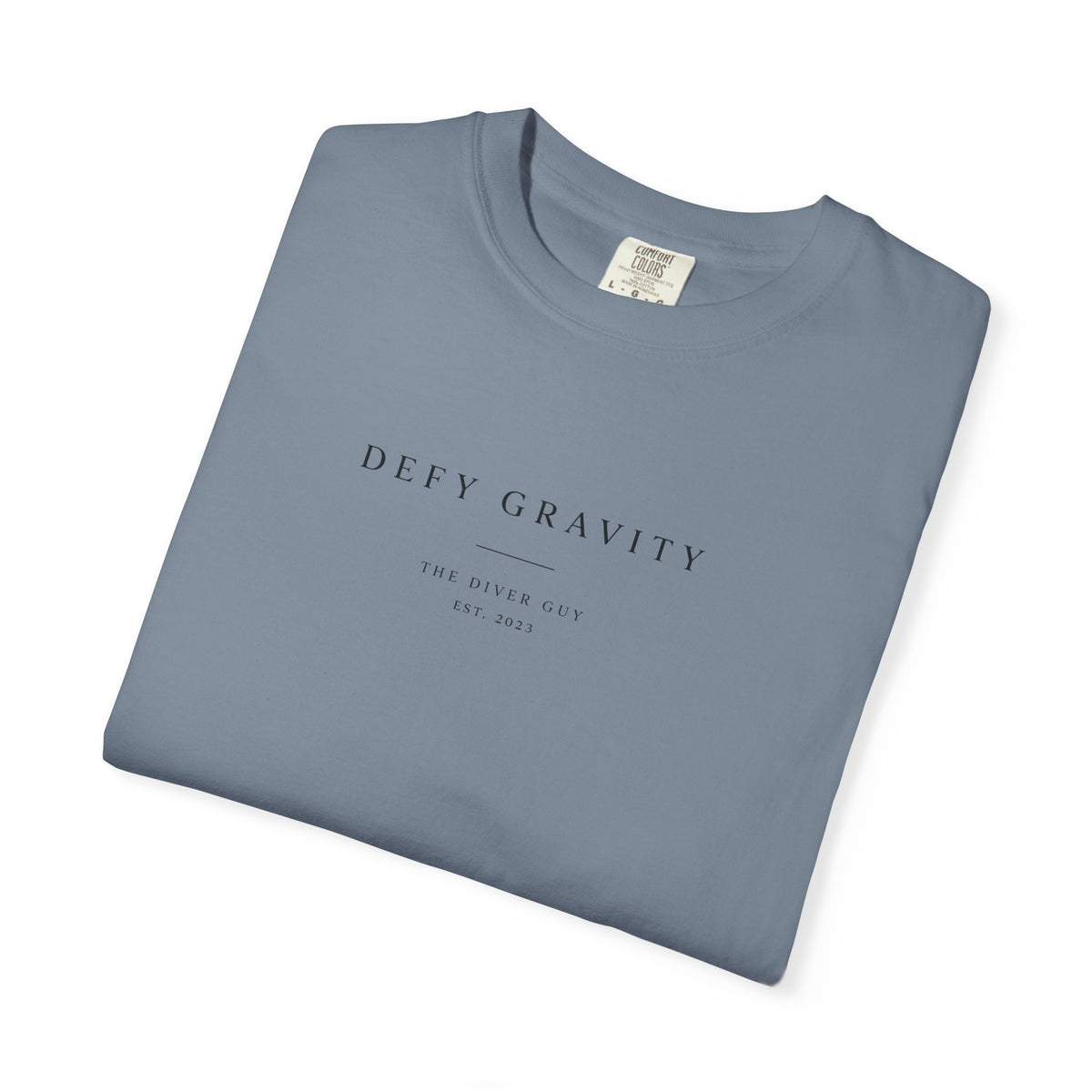 Minimal 'Defy Gravity' Graphic T-Shirt