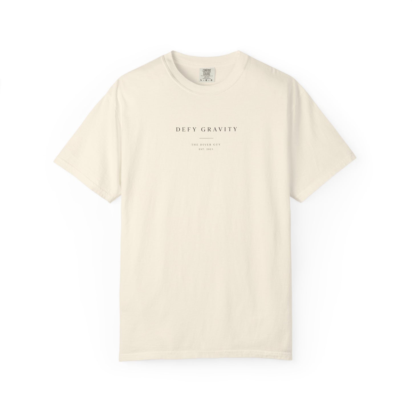 Minimal 'Defy Gravity' Graphic T-Shirt