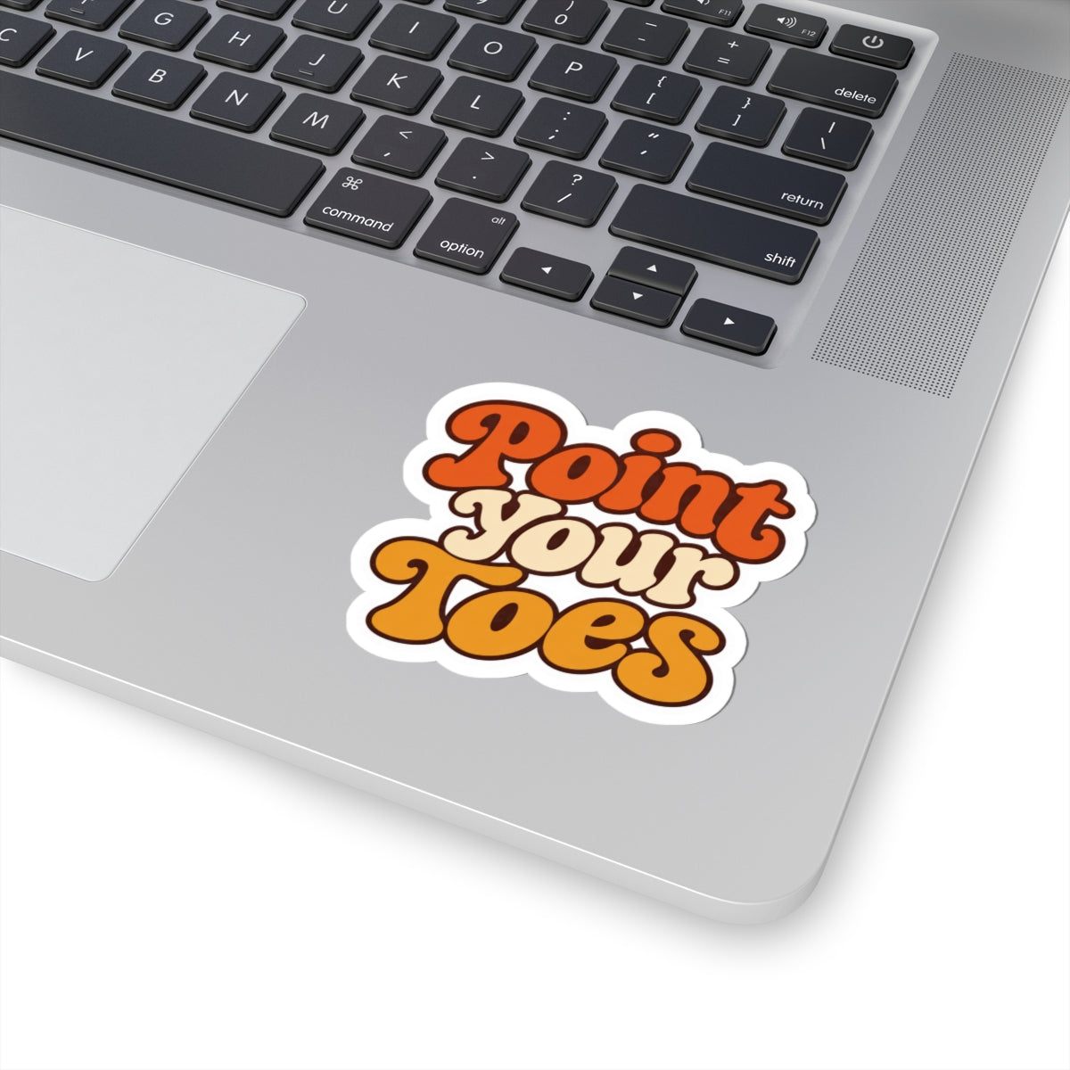 Point Your Toes Retro Sticker