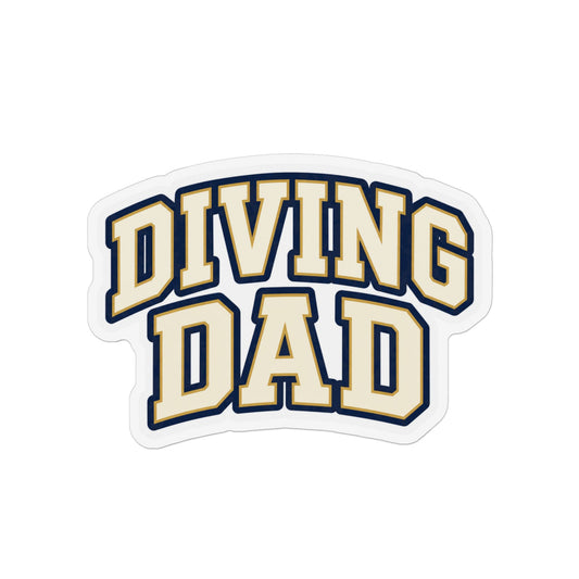 Diving Dad Cream Bold Magnet