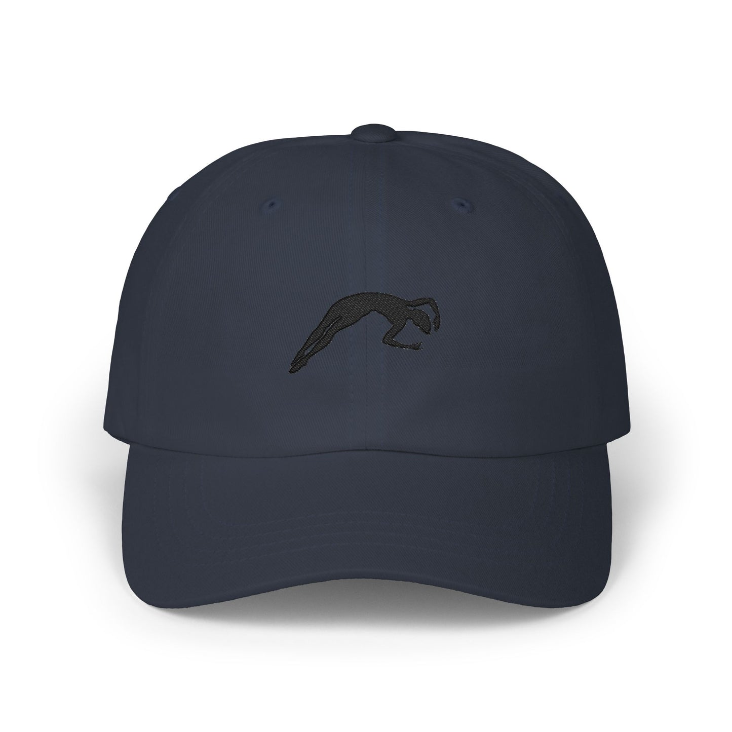Minimalist Diving Silhouette - Starting Twist - Embroidered Hat